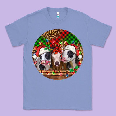 Christmas Heifers Christmas Classic Tee Designed By Jasminsmagicworld
