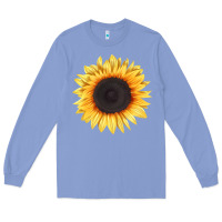 Colony Blue treetops sunflower Long Sleeve Tee - LillyAllenDesigns