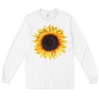 White treetops sunflower Long Sleeve Tee - LillyAllenDesigns