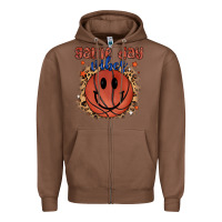Chestnut game day vibes Zipper Hoodie - MaliasSmallBusiness