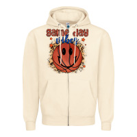 Sandshell game day vibes Zipper Hoodie - MaliasSmallBusiness