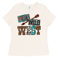 Bone wild wild west Ladies Tee - texasbilliewilder