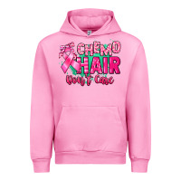 Fuchsia Pink Chemo hair don't care Cancer Awareness Urban Hoodie - HowdyJamesFarm