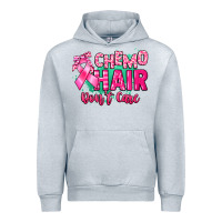 Heather Grey Chemo hair don't care Cancer Awareness Urban Hoodie - HowdyJamesFarm