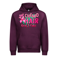 Mauve Wine Chemo hair don't care Cancer Awareness Urban Hoodie - HowdyJamesFarm