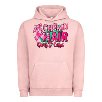 Pigment Salmon Chemo hair don't care Cancer Awareness Urban Hoodie - HowdyJamesFarm