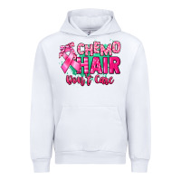 White Chemo hair don't care Cancer Awareness Urban Hoodie - HowdyJamesFarm
