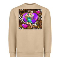 Mushroom cupid and heart Heavyweight Sweatshirt - AdoDesignShop