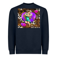 Navy cupid and heart Heavyweight Sweatshirt - AdoDesignShop