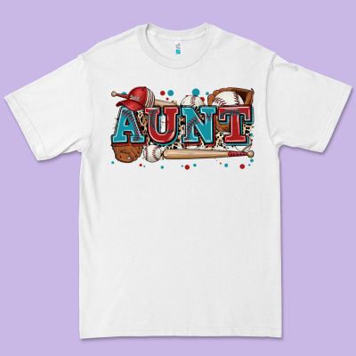 Aunt Baseball Premium Tee Designed By Zillion Design Studio