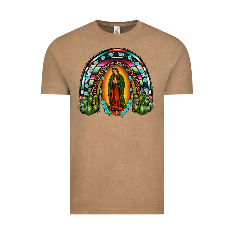 Our Lady Of Guadalupe Rainbow Vintage Tee by JahusDesignShop | Teevron