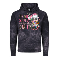 Cloud Black dear santa my brother did it Vintage Hoodie - AdoDesignShop