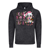 Vintage Black dear santa my brother did it Vintage Hoodie - AdoDesignShop