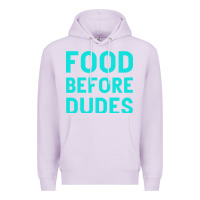 Lilac Food Before Dudes Premium Hoodie - Bettercallsaul