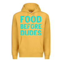 Mustard Food Before Dudes Premium Hoodie - Bettercallsaul