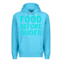 Ocean Blue Food Before Dudes Premium Hoodie - Bettercallsaul