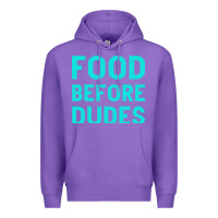 Purple Food Before Dudes Premium Hoodie - Bettercallsaul