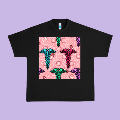 Medicine Seamless Pattern Urban Heavy Tee Designed By Bundleandbundleshop