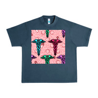 Midnight Navy Medicine Seamless Pattern Urban Heavy Tee - BundleAndBundleShop