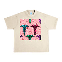 Sandshell Medicine Seamless Pattern Urban Heavy Tee - BundleAndBundleShop