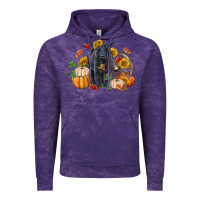 Cloud Purple Fall black angus Vintage Hoodie - RanaPortraitStore