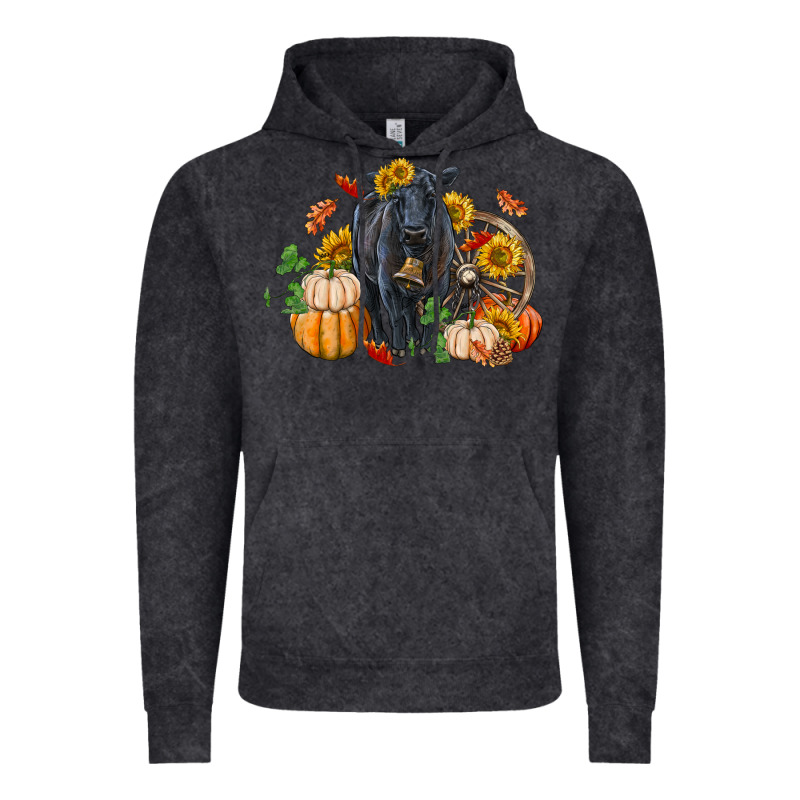 Fall Black Angus Vintage Hoodie by RanaPortraitStore | Teevron