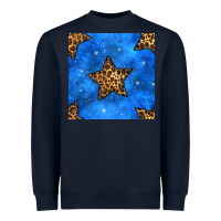 Navy 4th of july leopard stars seamless pattern Heavyweight Sweatshirt - BundleAndBundleShop