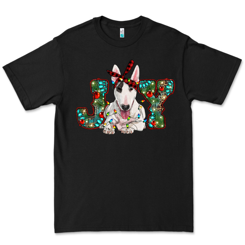 Christmas Joy Bull Terrier Premium Tee by RanaPortraitStore | Teevron