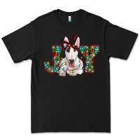 Black Christmas joy bull terrier Premium Tee - RanaPortraitStore