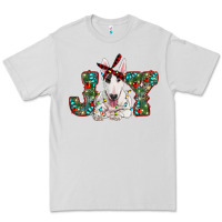 Dove Grey Christmas joy bull terrier Premium Tee - RanaPortraitStore