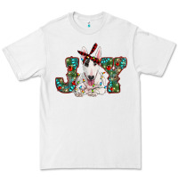 White Christmas joy bull terrier Premium Tee - RanaPortraitStore