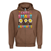 Chestnut merry christmas gnomies Zipper Hoodie - MaliasSmallBusiness