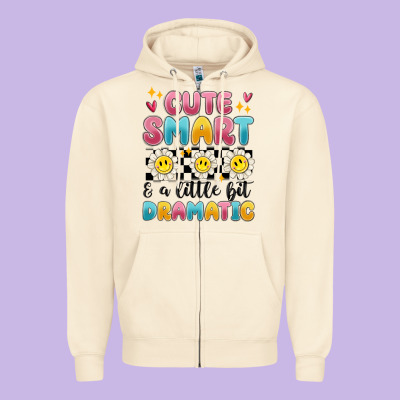 Merry Christmas Gnomies Zipper Hoodie Designed By Maliassmallbusiness