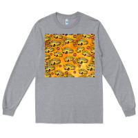 Heather Grey school bus pattern tumbler 20oz Long Sleeve Tee - Jasminsmagicworld