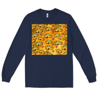 Navy school bus pattern tumbler 20oz Long Sleeve Tee - Jasminsmagicworld