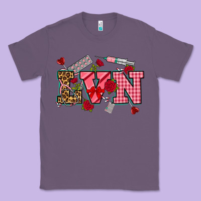 Valentines Day Lvn Classic Tee Designed By Nancycooperartshop