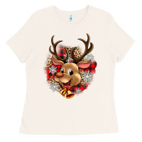 Bone reindeer christmas Ladies Tee - Zillion Design Studio
