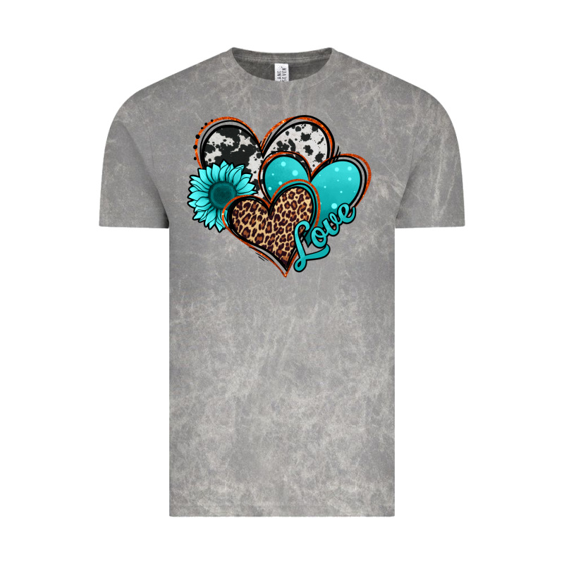 Love Turquoise Hearts Vintage Tee by Jasminsmagicworld | Teevron