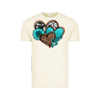 Vintage Arctic love turquoise hearts Vintage Tee - Jasminsmagicworld