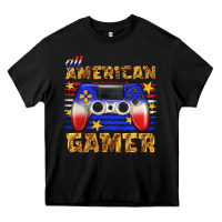 Black all american gamer Heavy Core Tee - texasbilliewilder
