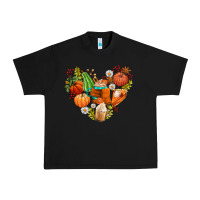 Black pumpkin and latte with fall Urban Heavy Tee - AdoDesignShop