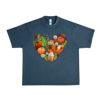 Midnight Navy pumpkin and latte with fall Urban Heavy Tee - AdoDesignShop