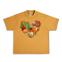Peanut Butter pumpkin and latte with fall Urban Heavy Tee - AdoDesignShop