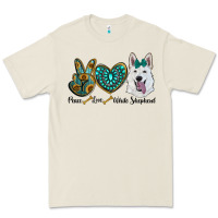 Bone peace love white sepherd Premium Tee - RanaPortraitStore