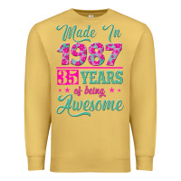 Antique Gold made in 1987, 35 years of being awesome Premium Sweatshirt - Jasminsmagicworld