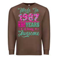 Chestnut made in 1987, 35 years of being awesome Premium Sweatshirt - Jasminsmagicworld