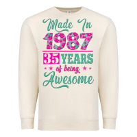 Sandshell made in 1987, 35 years of being awesome Premium Sweatshirt - Jasminsmagicworld