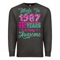 Smoke made in 1987, 35 years of being awesome Premium Sweatshirt - Jasminsmagicworld