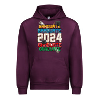 Mauve Wine graduate 2024 Urban Hoodie - CowGirlArtShop