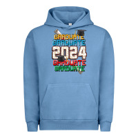 Pigment Pebble Blue graduate 2024 Urban Hoodie - CowGirlArtShop